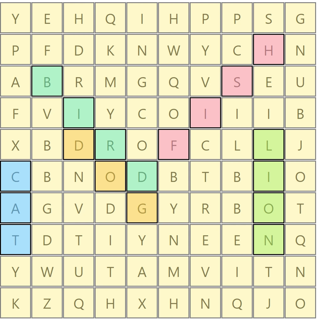 Malay Vocabulary Reading Word Search